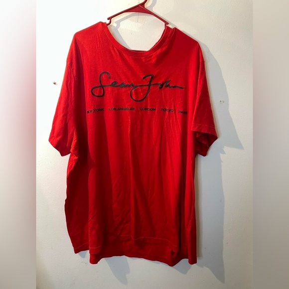 Y2K vintage Sean T-shirt simple handwriting, shirt, size 3XL - Picture 2 of 7